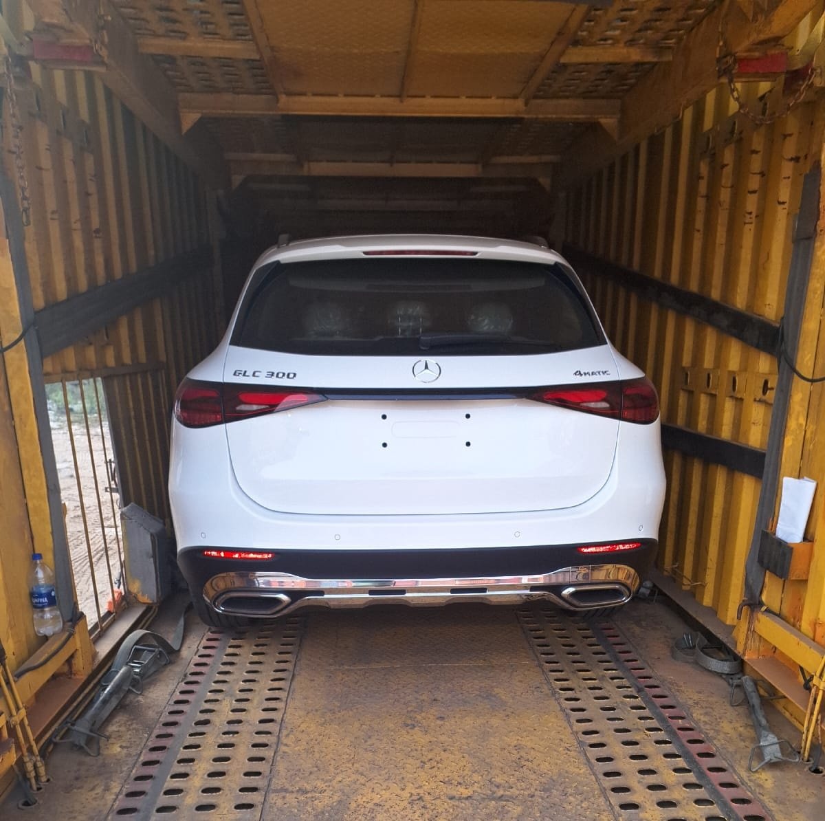 Mercedes GLC 300 — Enclosed Carrier